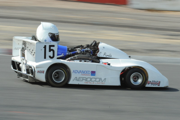 Chris in the F1Karts 450